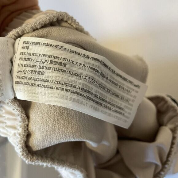 Abercrombie And Fitch Pull On Ponti Pants Slit Side Casual Trouser Sz S - Picture 5 of 5